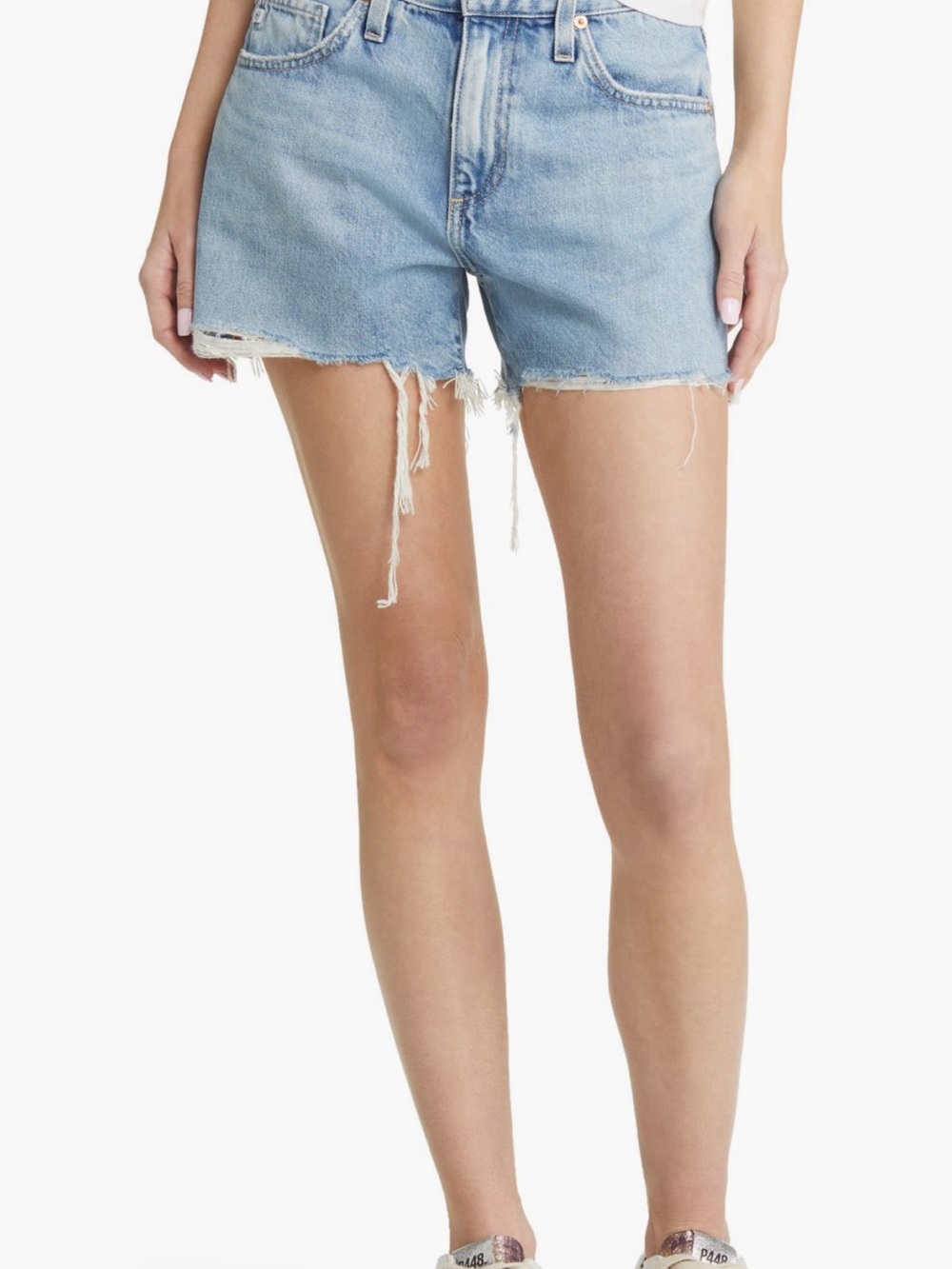 AG Hailey Cut-Off Denim Shorts